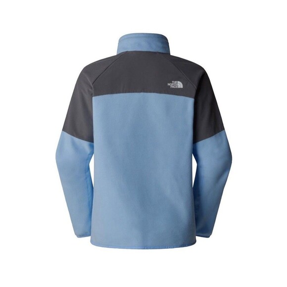NWT The North Face Women's Glacier Heavyweight 1/2 Zip Fleece Blue Gray Size L - Picture 2 of 16